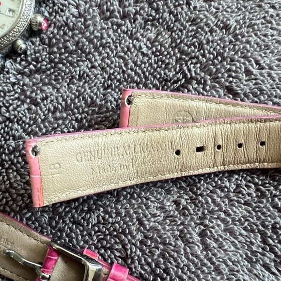 Michele CSX Ultimate Diamond Chronograph Watch with Alligator Watchbands - Picture 8 of 9